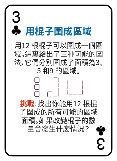 Kat pou jwe matematik