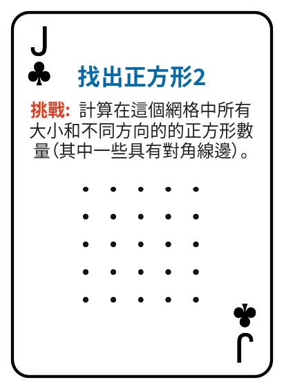 Kat pou jwe matematik