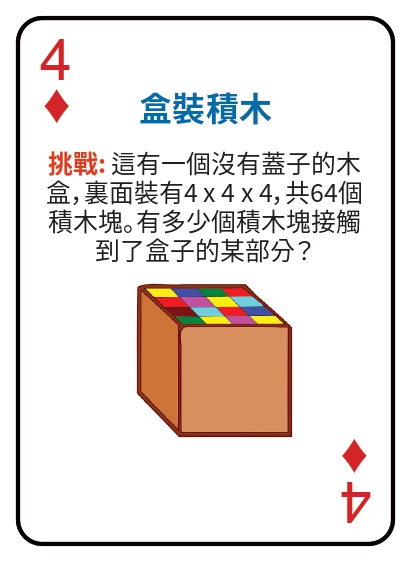 Kat pou jwe matematik