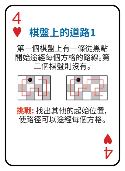 Kat pou jwe matematik
