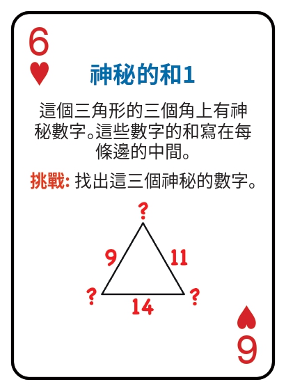 Kat pou jwe matematik