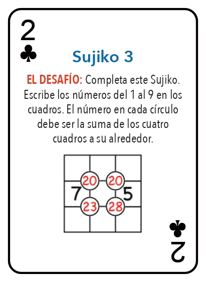 Kat pou jwe matematik