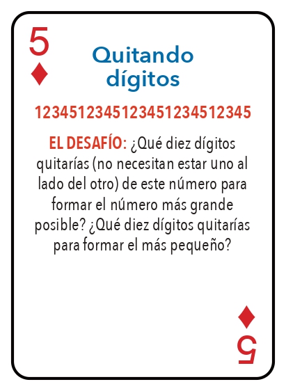 Kat pou jwe matematik