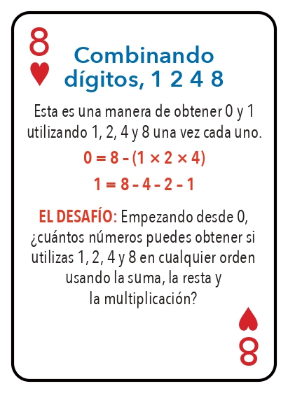 Kat pou jwe matematik